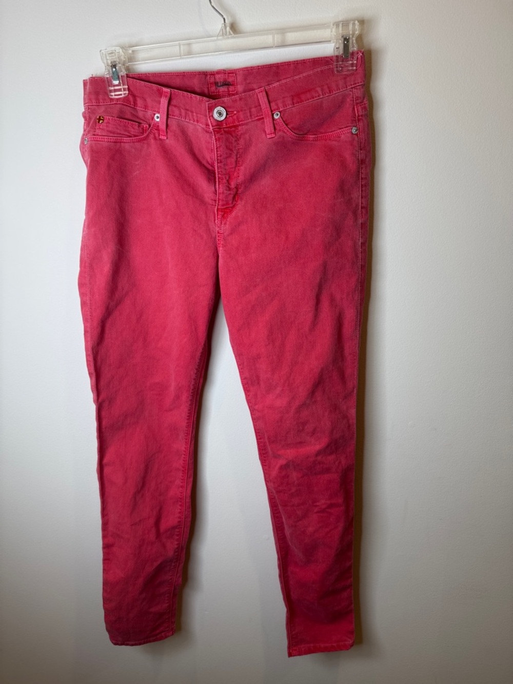 Hudson Jeans Hot Pink Skinny Jeans